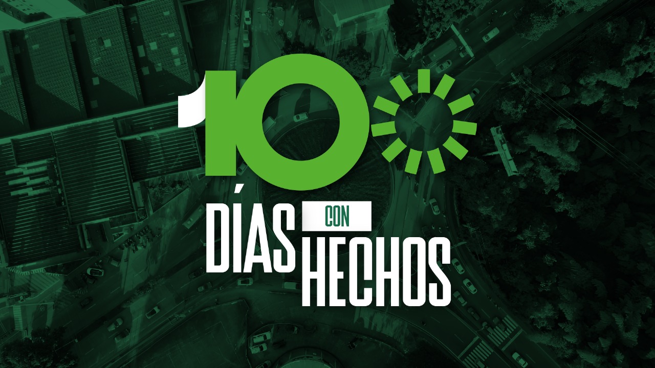 Captura de la presentación Primeros 100 días de gestión